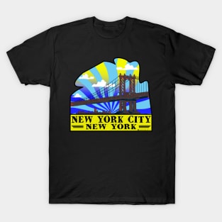 New York City Vintage Travel T-Shirt